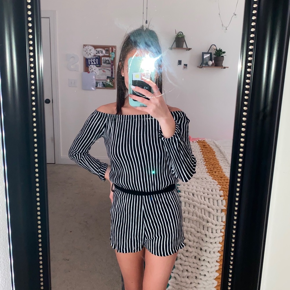 Forever 21 off the shoulder romper